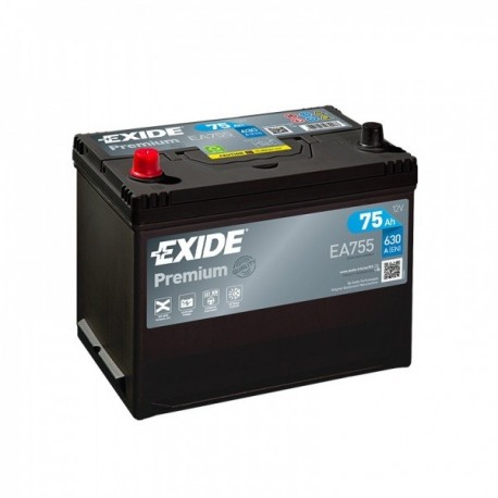EXIDE EXIDE 75AH 630A Akumuliatoriai