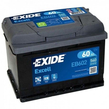 EXIDE EXIDE 60AH 540A Akumuliatoriai