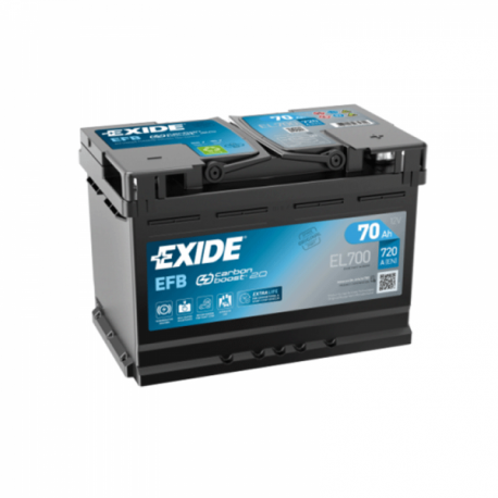 EXIDE EXIDE 70AH 760A Akumuliatoriai