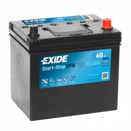 EXIDE EXIDE 60AH 520A Akumuliatoriai