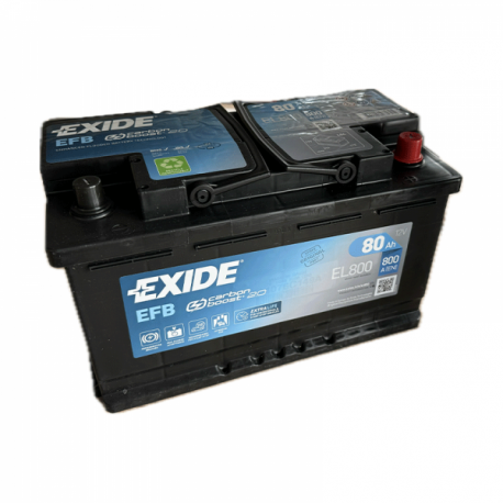 EXIDE EXIDE 80AH 800A Akumuliatoriai