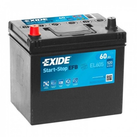 EXIDE EXIDE 60AH 520A Akumuliatoriai