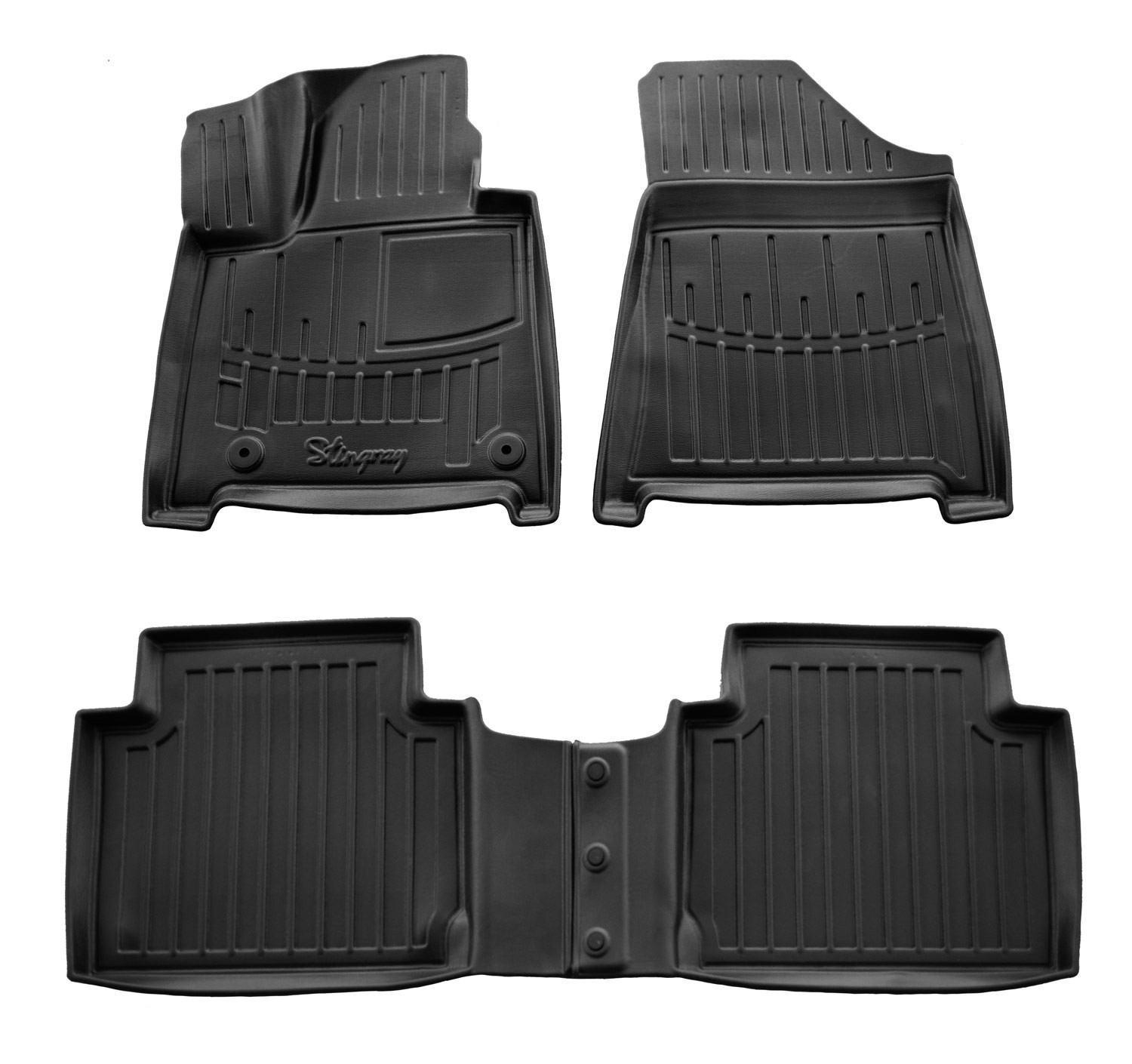  Kilimėliai 3D HYUNDAI Santa Fe V MX5 2024-, 4 vnt. juodi /5009454 Automobiliniai kilimėliai