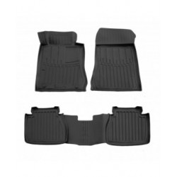 Kilimėliai 3D MERCEDES BENZ W210 E 1995-2002, 4 vnt. (RWD) juodi /5012344