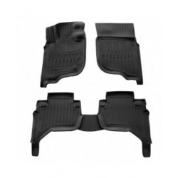 Kilimėliai 3D MITSUBISHI L200 KAOT 2006-2015, 5 vnt. (EU versija) juodi /5013215