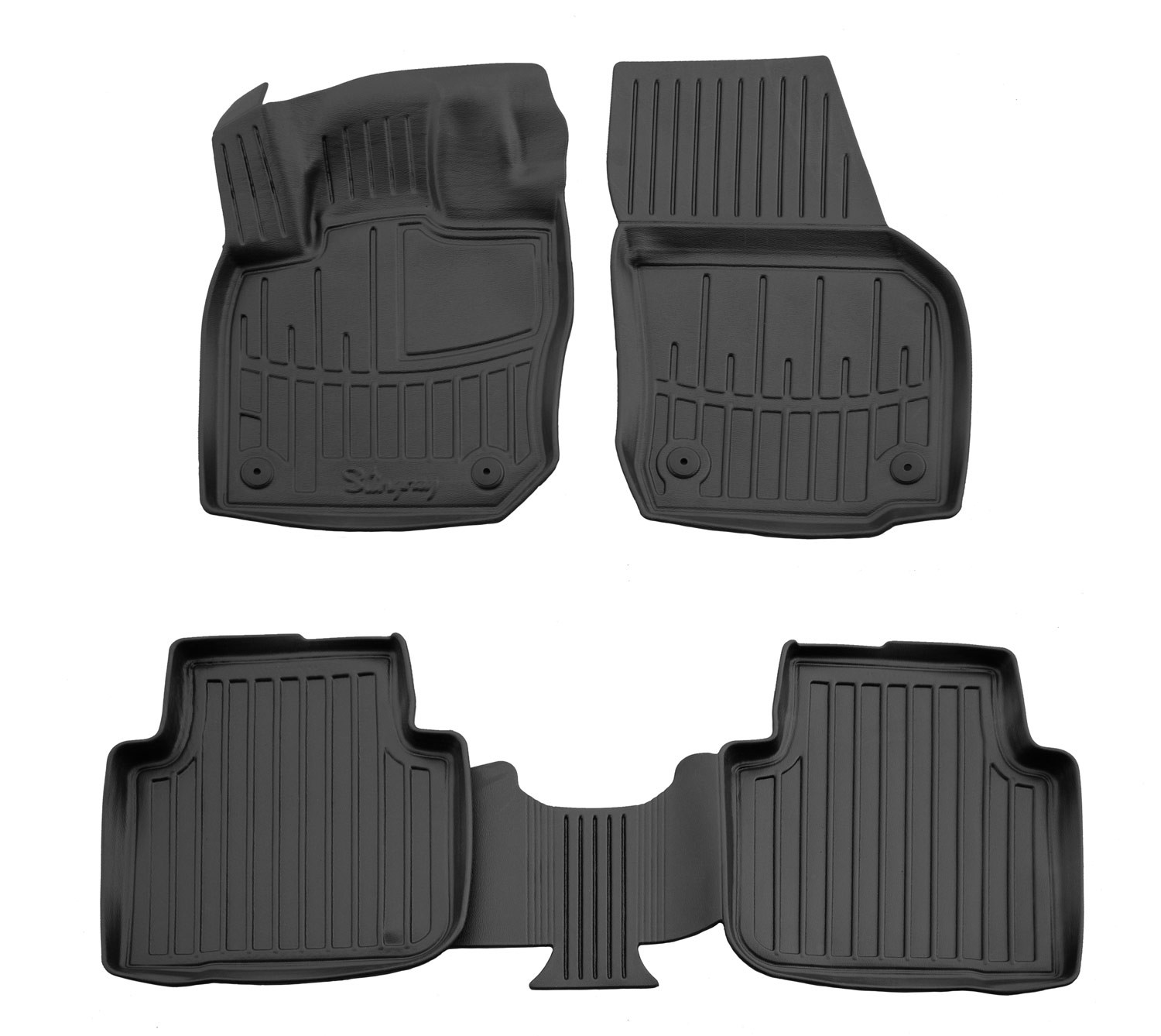  Kilimėliai 3D SKODA Kodiaq 2024-, 4 vnt. juodi /5020164 Automobiliniai kilimėliai