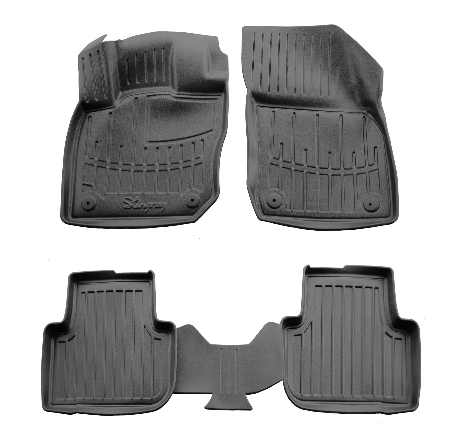  Kilimėliai 3D VOLKSWAGEN Tiguan III 2024-, 4 vnt. juodi /5024434 Automobiliniai kilimėliai