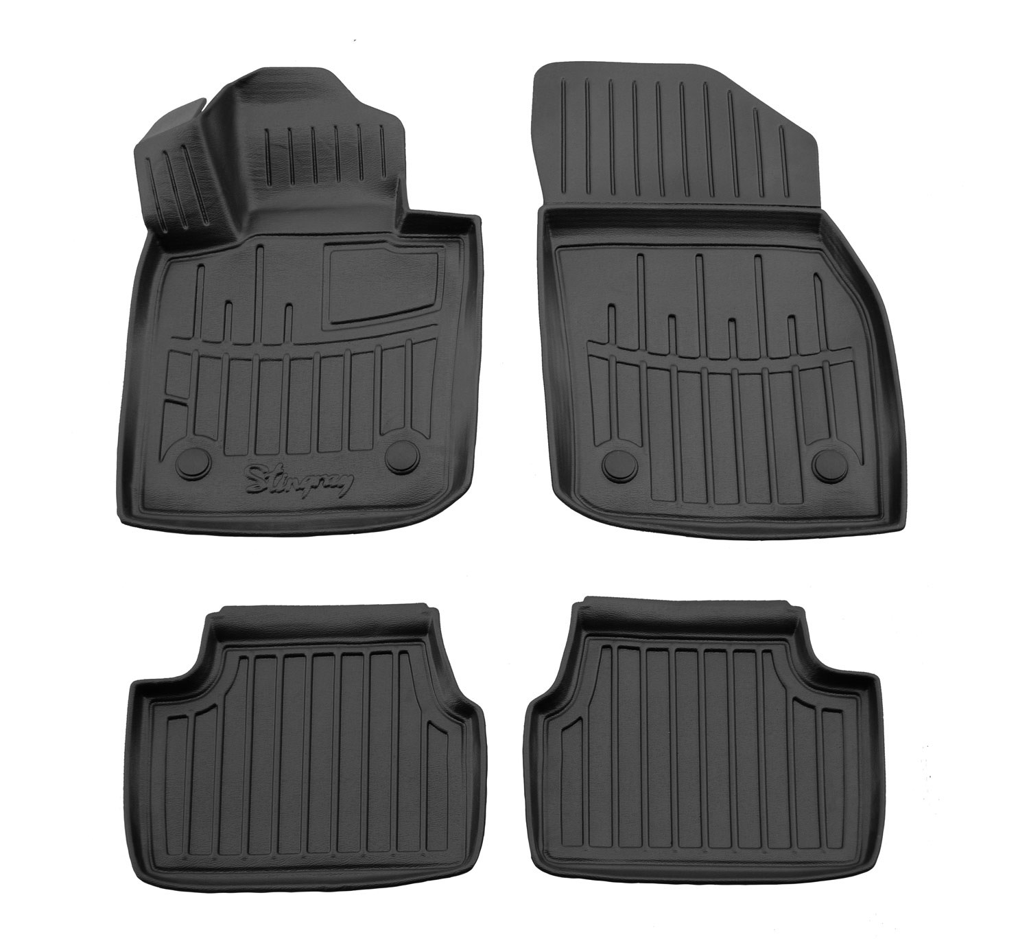  Kilimėliai 3D MINI Cooper III F55 2014-2023, 4 vnt. (5 durys) juodi /5032054 Automobiliniai kilimėliai