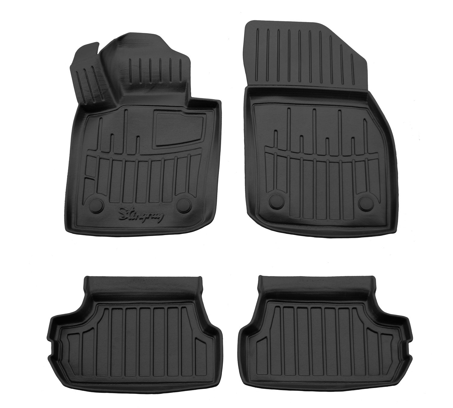  Kilimėliai 3D MINI Cooper III F56 2014-2023, 4 vnt. (3 durys) juodi /5032034 Automobiliniai kilimėliai