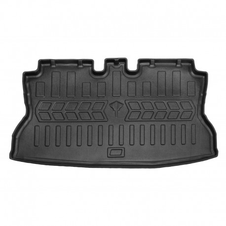  Guminis bagažinės kilimėlis RENAULT Twingo II 2007-2014, juodas /6018631 Automobiliniai kilimėliai