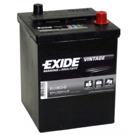 EXIDE EXIDE 80AH 600A Akumuliatoriai